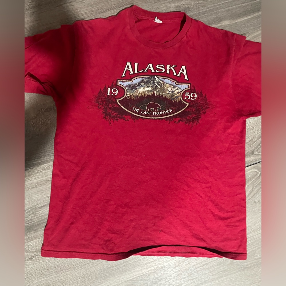 Large red t shirt